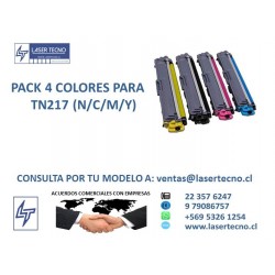 PACK 4 TONER TN217 4...